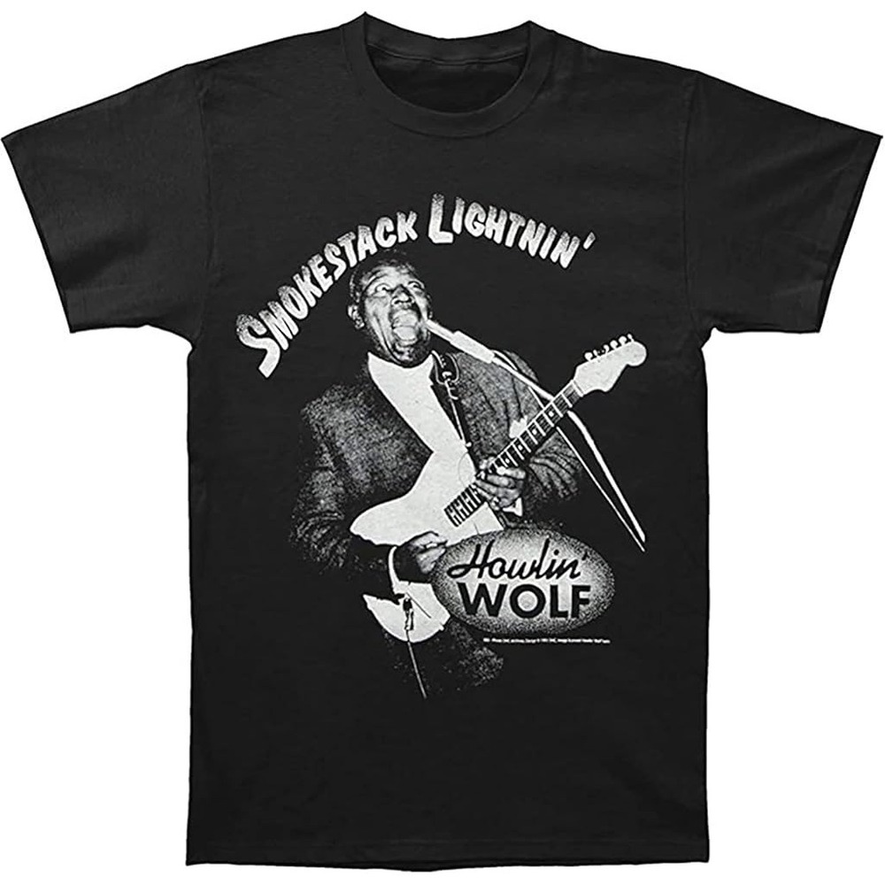 Howlin_ Wolf Men_s T-Shirt Black